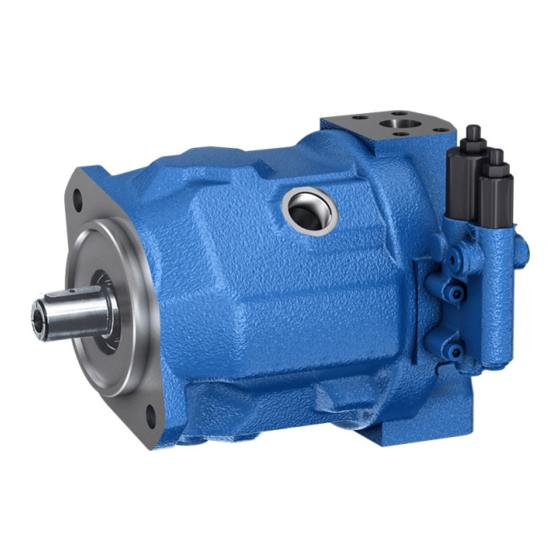 Bosch A10VSO/31 Bedienungsanleitung